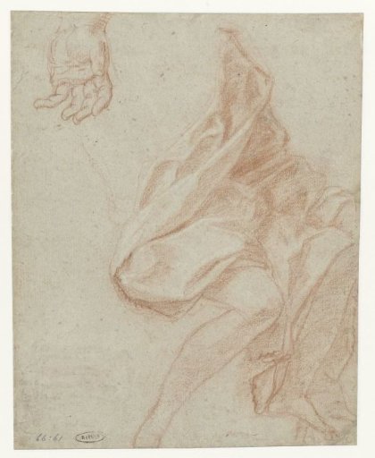 Studies for the Lower Body and Legs and Inner Side of Hand of Jerome