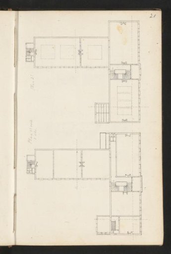 Floor plans of two storeys