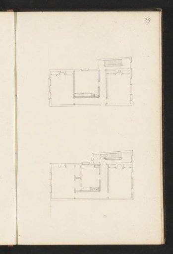 Floor plans of two storeys