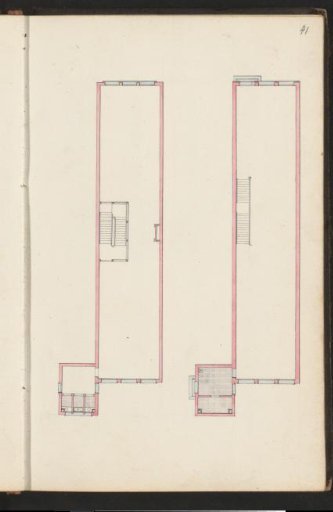 Floor plans of two storeys