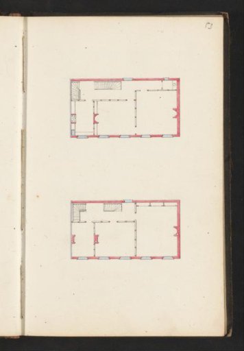 Floor plans of two storeys