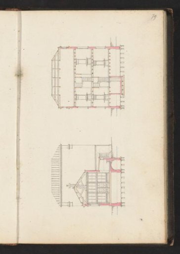 Sections of a building