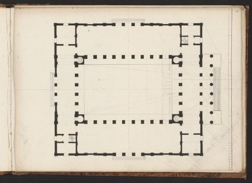Floor plan of an upper floor