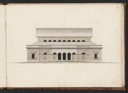 Facade of a villa