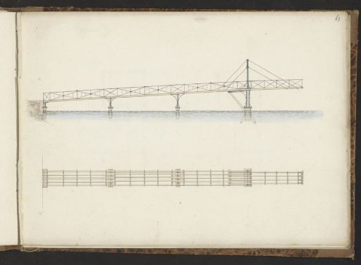 Bridge and a railing
