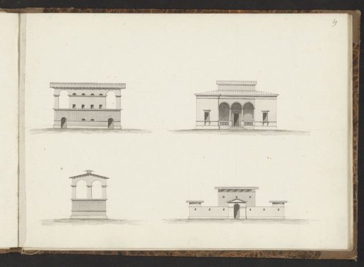 Views of four buildings