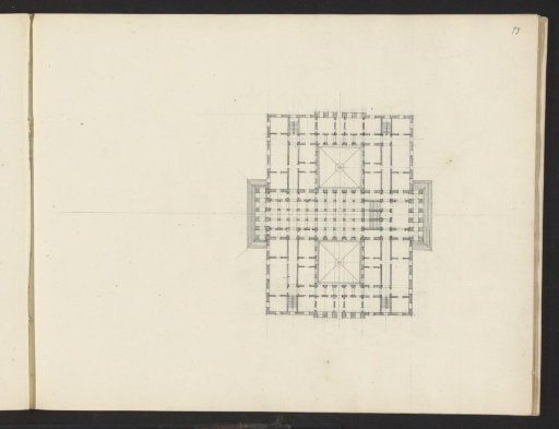 Plan of a building