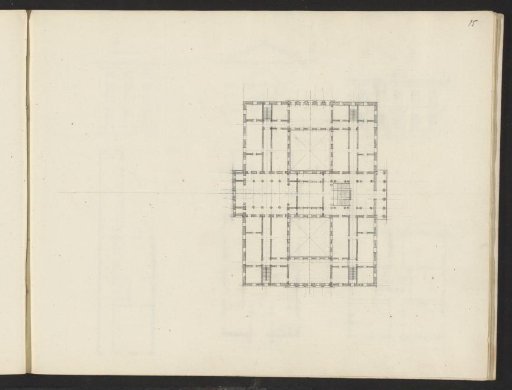 Plan of a building