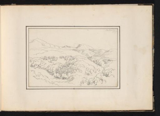 Mountainous landscape at Belmonte