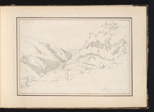 Mountainous landscape with houses