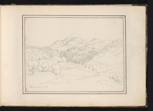 Hilly landscape at Belmonte