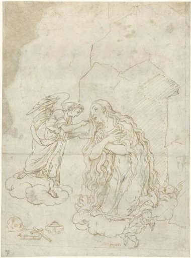 The Penitent Mary Magdalene Ascending to Heaven