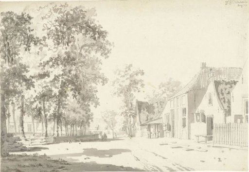 View in the village of Gapinge on Walcheren