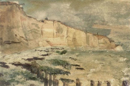 The Chalk Cliffs Near Dieppe