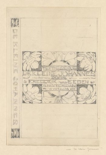 Design for a title page for: Frederik van Eeden, De kleine Johannes