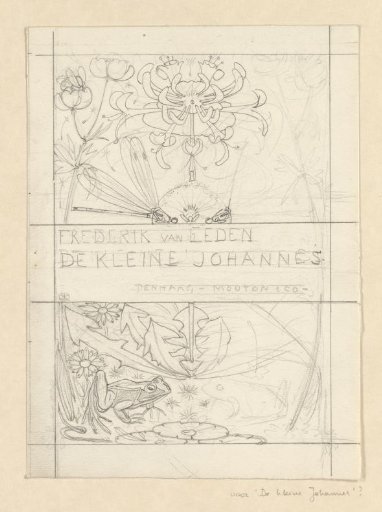 Design for a title page for: Frederik van Eeden, De kleine Johannes