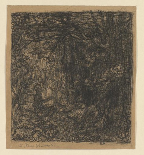 John and Windekind among the plants