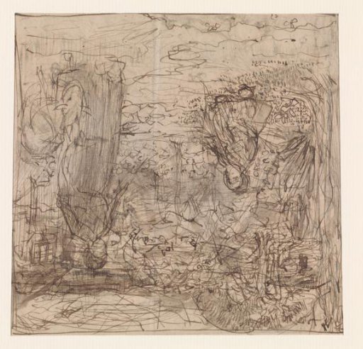 Mother with child in a garden