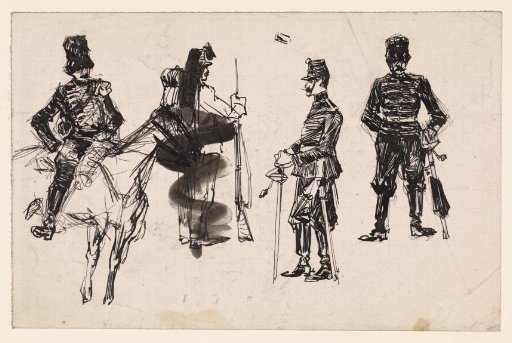 Studies of hussars