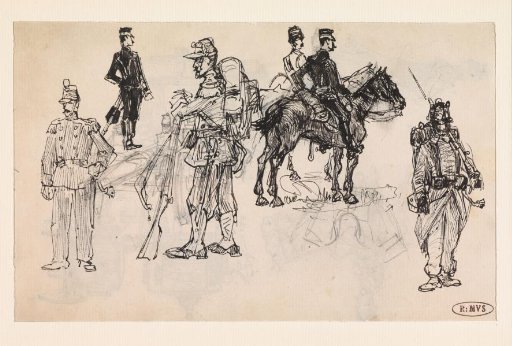 Studies of soldiers