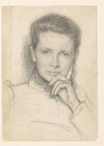 Study for the portrait of Mrs. K.C. Boxman-Winkler