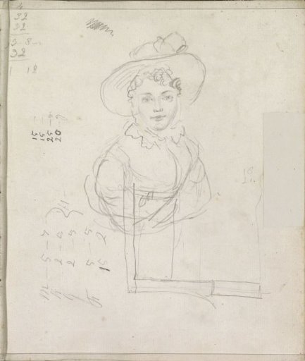 Woman with a hat