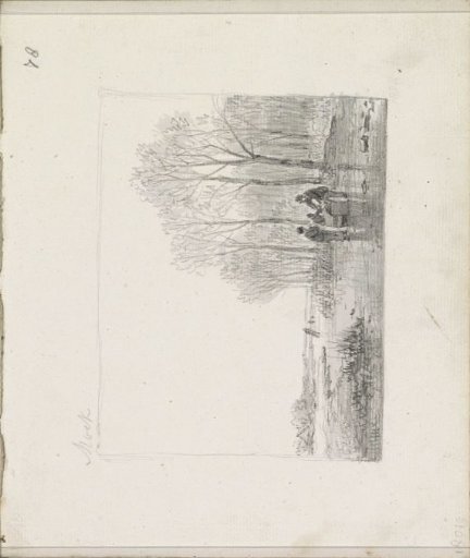 Figures on a frozen canal