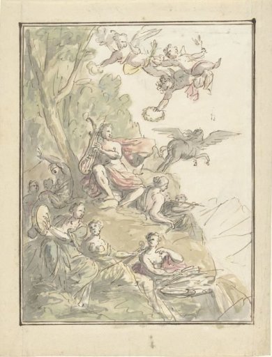 Apollo and the Muses on Parnassus