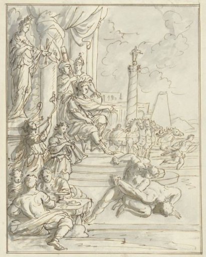 Lucius Aemilius Paullus Having Festivities Arranged at Amphipolis