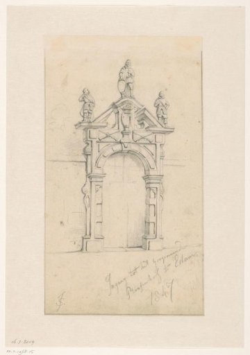 Entrance gate of the Prinsenhof at Edam