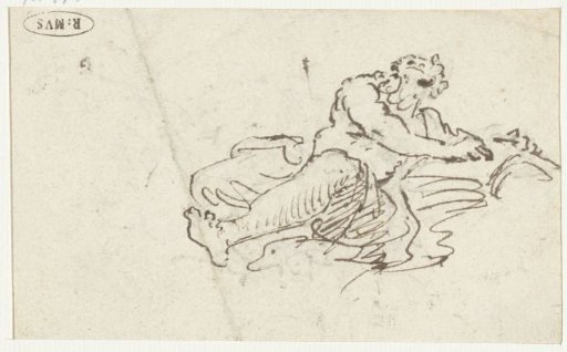 Reclining male figure