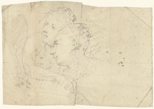 Two female heads