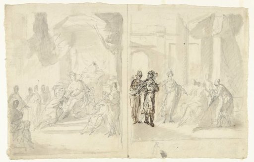 Two scenes from the history of Joseph