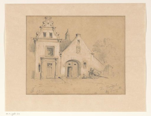 View of house De Borgel near Deventer