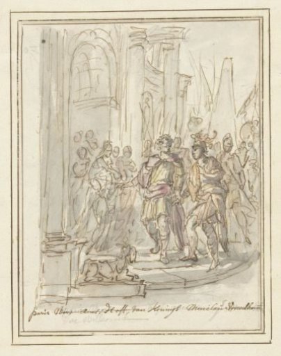 Paris Welcomed at the Court of Menelaus