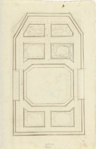 Design for a ceiling painting