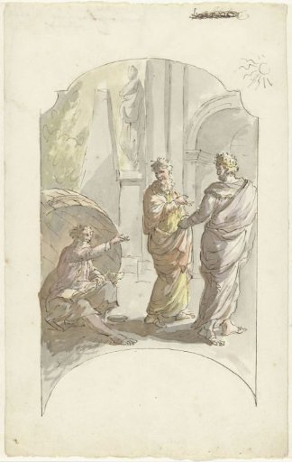 Diogenes Asks Alexander Not to Stand in His Light