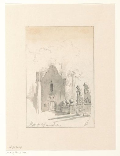 Bridge and gate of the castle at Heemstede