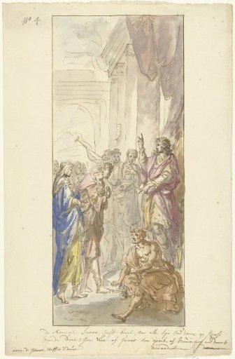 Isaac and Rebekah before Abimelech