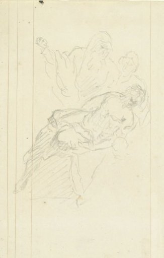 Sketch of a sacrificial scene (?)
