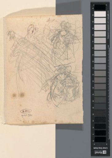 Sketches with corrections of figures