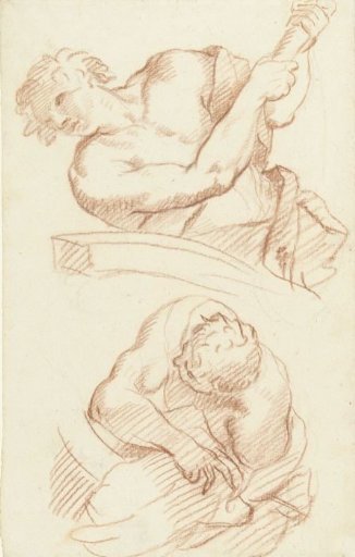 Two studies of men at hard work