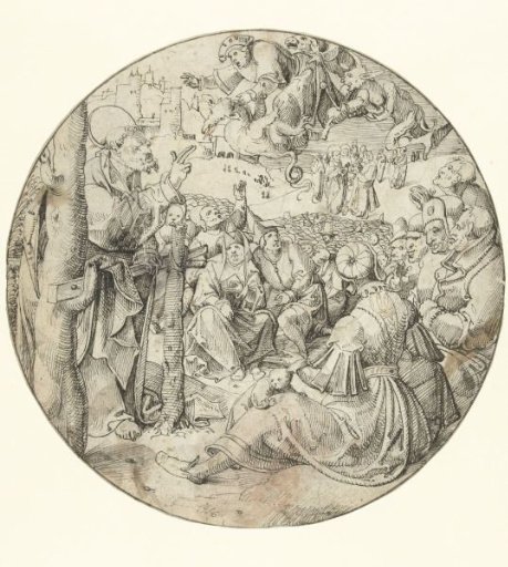 Peter Causes the Fall of Simon the Magician