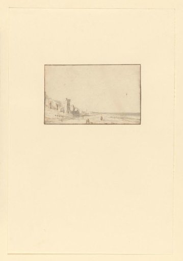 Seacoast with a castle