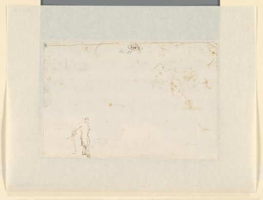 Sketch of a standing man