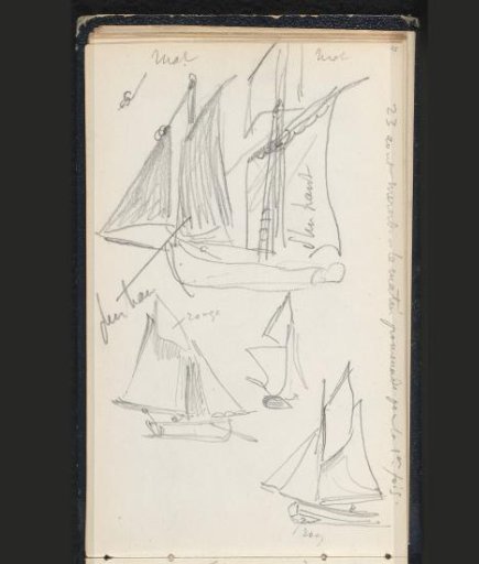 Four sailing ships
