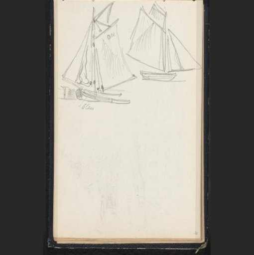 Two sailing ships