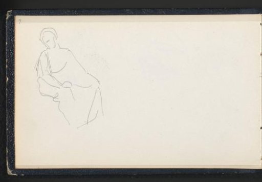 Seated figure in a toga