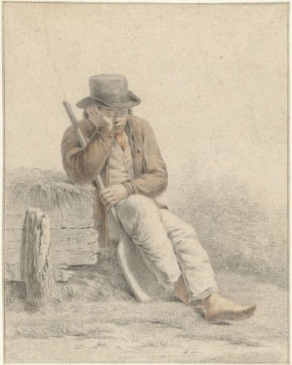 Resting workman