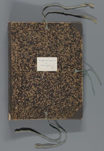 Portfolio for 83 drawings, 6 prints and a letter by Humbert de Superville and some of his pupils